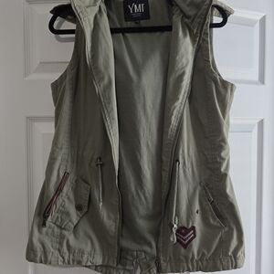 YMI Olive Green Utility Vest